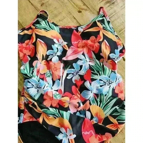 Ai'Mage Women's Tropical Hawaiian One Piece Bathing Suit Size M NWT - Picture 8 of 8